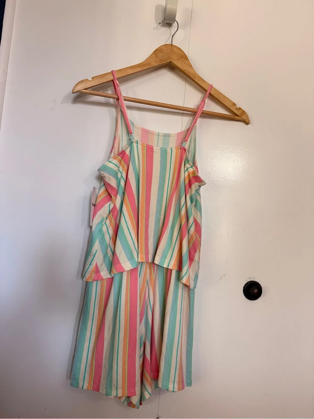 Hurley Girls Multicolor Pastel Stripe One-Piece